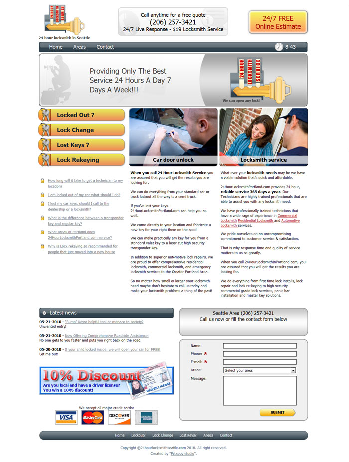 Home page