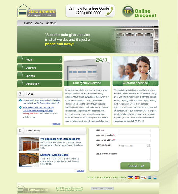 Home page