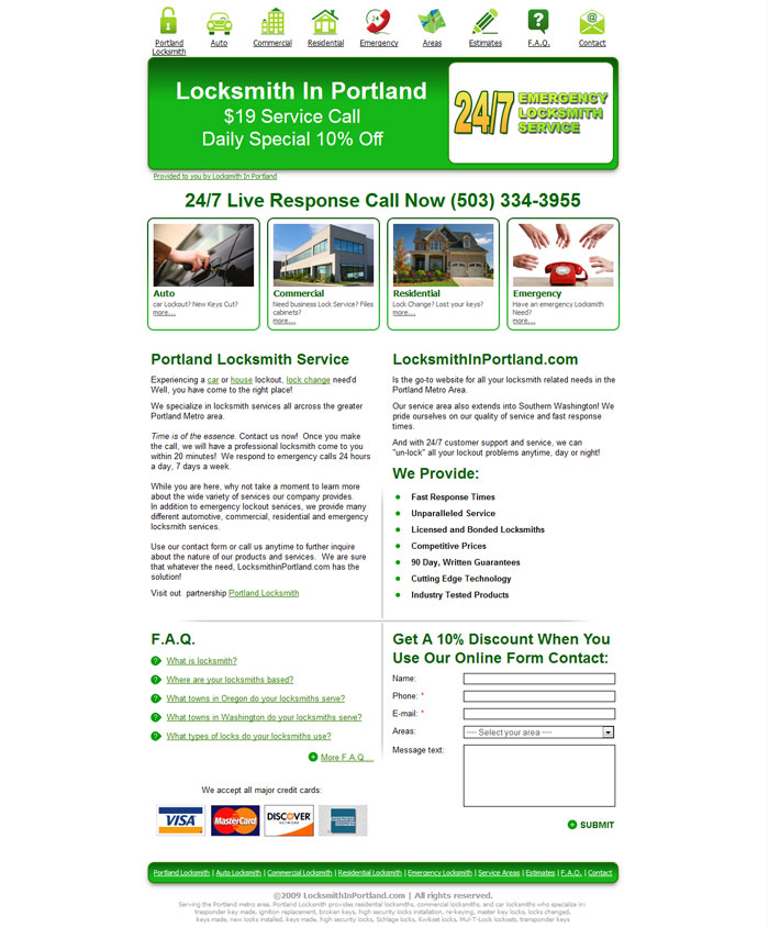 Home page